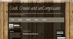 Desktop Screenshot of cookcreateanduncomplicate.org